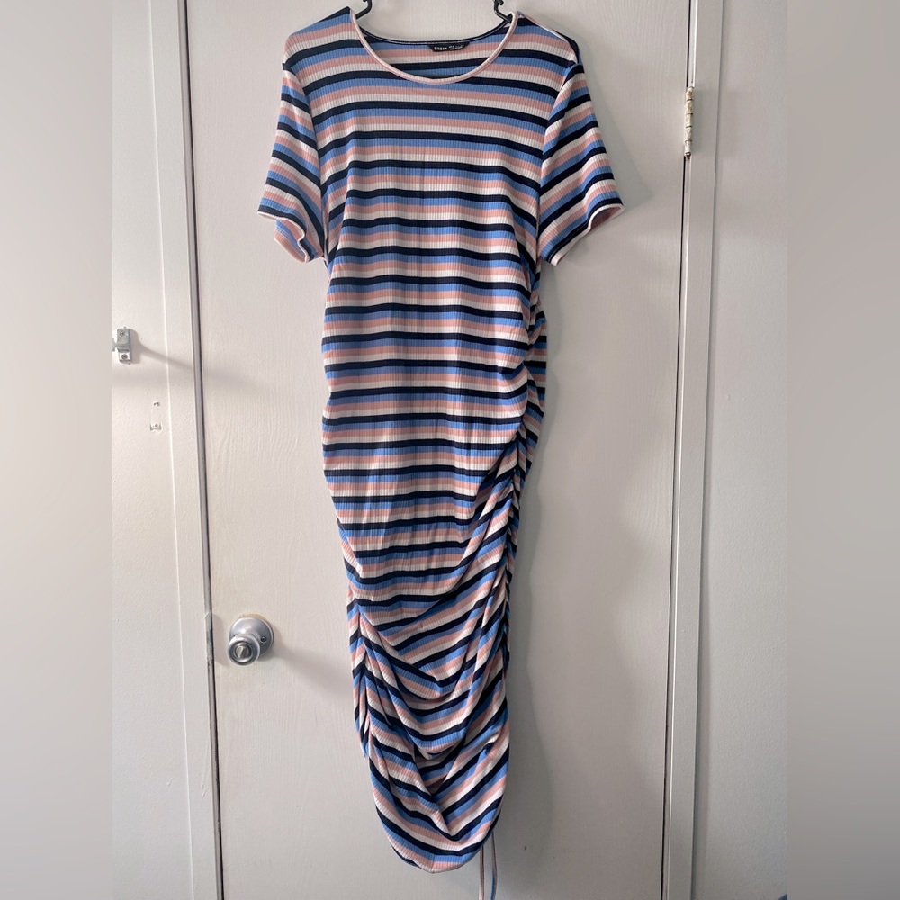 Striped Maternity Dress